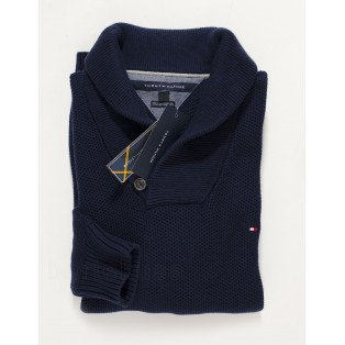 TOMMY HILFIGER SWETER MESKI - SHAWL